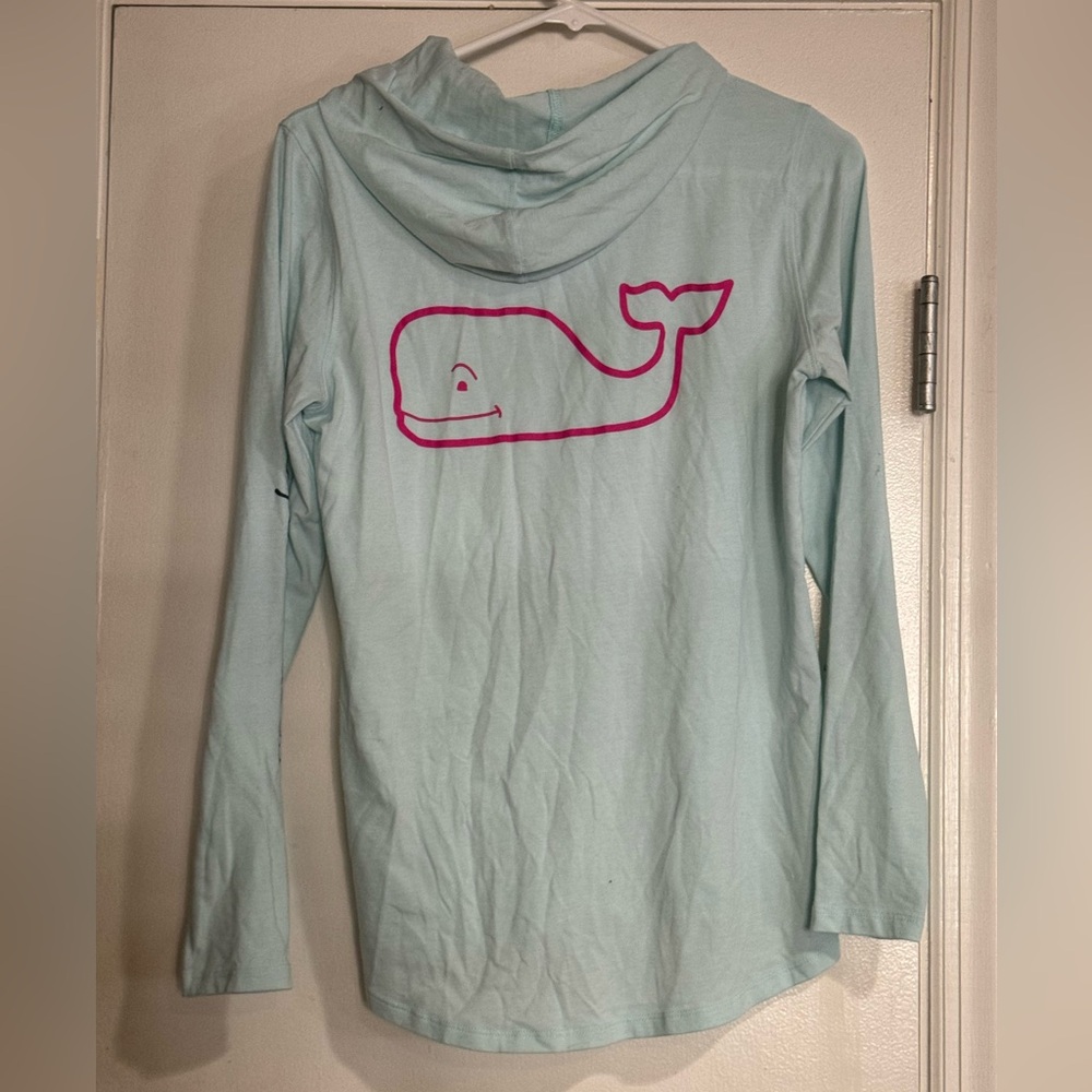 Women’s Vineyard vines hooded shirt xs washed but never worn